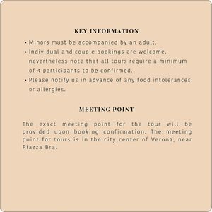 This is a Shared Group Tour! 
To request further information and to book your spot, please write to info@thetravelatelier.com at The Travel Atelier in Verona