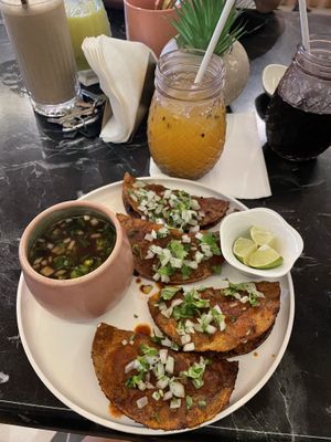 Quesabirrias!!!  at VEGGIE  in Cancun