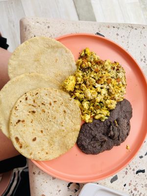 Tofu scramble  at VEGGIE  in Cancun