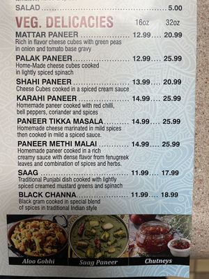   at Flavor of India in Needles