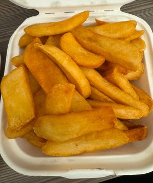 Fries - nice and crispy  at Wolfnights in New York City