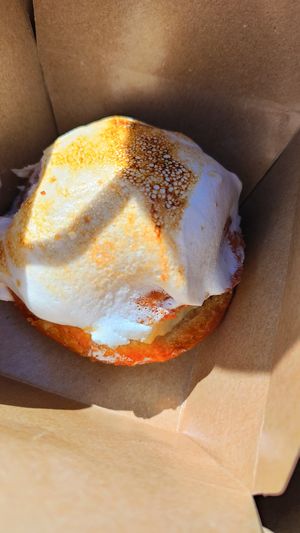 Lemon meringue donut at Mushroom Butcher in Dublin