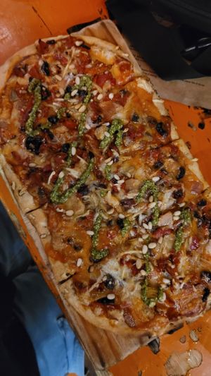 Oh My Veggie Pizza (Vegan) at The Fainting Goat   in Rotorua