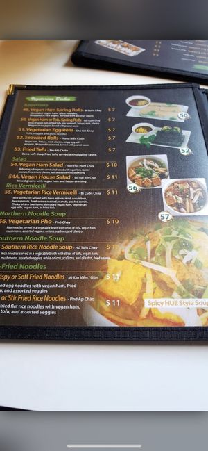 Vegetarian Dishes at Basil and Mint in Camarillo