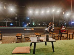 Nice cute seating area at roti-tea - โรดี&นำชา in Prachuap Khiri Khan