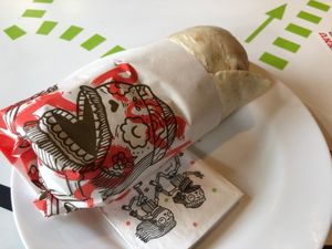 Wrapped burrito  at Dolores Burritos in Berlin