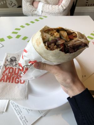 Vegan lover burrito  at Dolores Burritos in Berlin