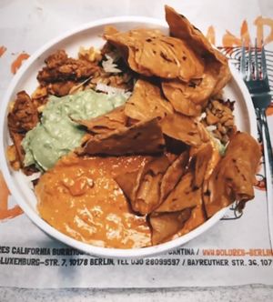 Vegan lover bowl #Veganuary at Dolores Burritos in Berlin