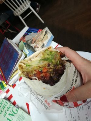 Vegan burrito at Dolores Burritos in Berlin