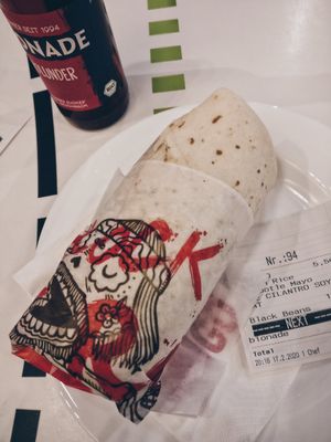 Vegan burrito at Dolores Burritos in Berlin