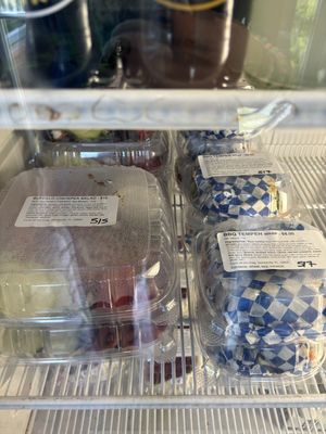 inside the fridge   at Curia On The Drag Coffee House in Gainesville