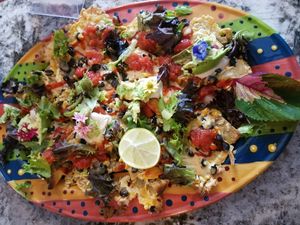 Vegan Nachos   at DellzVille in Charleston