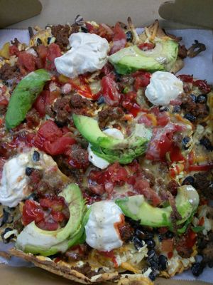 Snobby nachos at DellzVille in Charleston