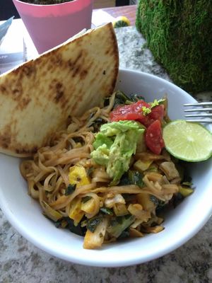 My Thai bowl at DellzVille in Charleston