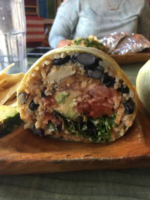 Chikn bacon wrap. Delish!!!!!  at DellzVille in Charleston