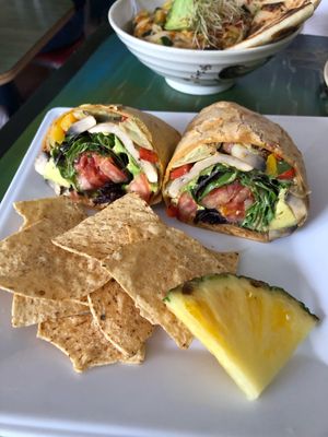 Portobello wrap minus the feta.   at DellzVille in Charleston