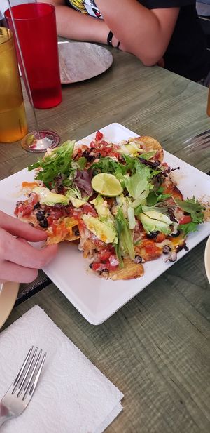 Vegan Nachos at DellzVille in Charleston