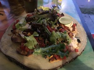 Delicious snobby nachos! at DellzVille in Charleston