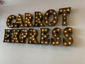 Sign in venue at Carrot Express in New York City