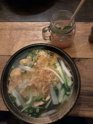 36: vegan Pho & 123: Guava drink at Huong Que - Kreuzberg in Berlin