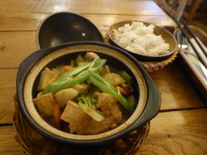 Tofu stew with rice at Huong Que - Kreuzberg in Berlin