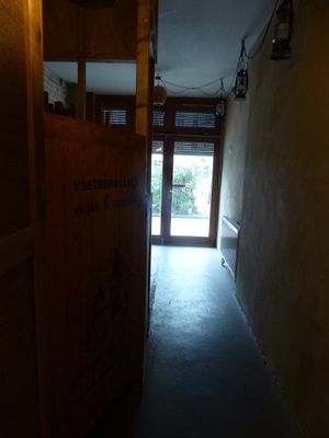 Bathroom entrance at Huong Que - Kreuzberg in Berlin