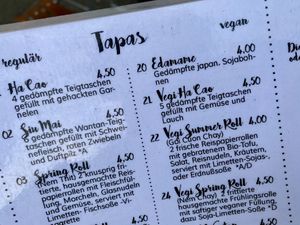 menu at Huong Que - Kreuzberg in Berlin