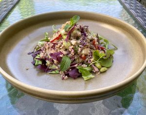 Quinoa Saladd  at Secret Garden Cafe in Bethlehem