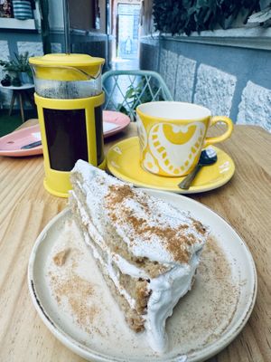 Torta tres leches de vainilla  at El Veggie - Centro  in Arequipa