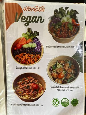Menu items  at Feel Good Cafe in Phitsanulok