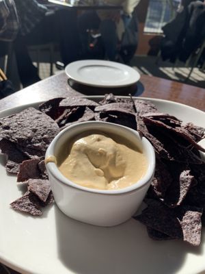 Vegan queso at The Daily Kitchen & Bar in Richmond