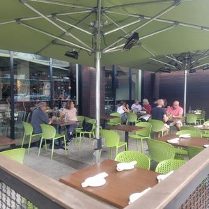 Patio seating at The Daily Kitchen & Bar in Richmond