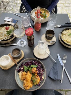 Rotes Curry, gebackener Blumenkohl  at Das Notstain in Amberg