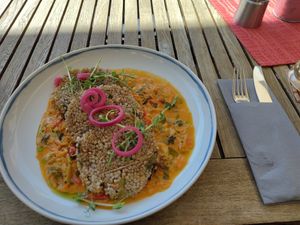 Graupen Frikadelle at Buntes Haus Seiffen in Kurort Seiffen