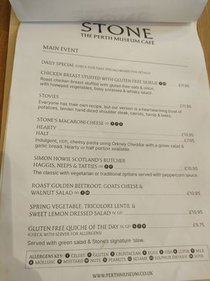 Lentil salad at Stone Café in Perth And Kinross