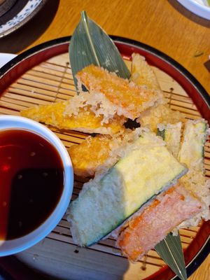Tempura verdure at Haki in Crema