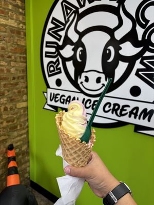 Raspberry Lime Swirl  at Runaway Cow in Chicago