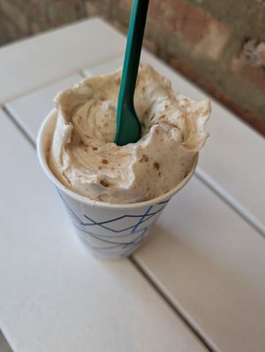 Biscoff snowstorm at Runaway Cow in Chicago