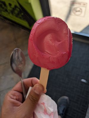 Pomegranate bar at Runaway Cow in Chicago