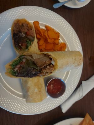 Mexican wrap at Food4Thought - East in Chiang Mai
