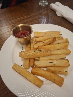 Potato fries at Food4Thought - East in Chiang Mai