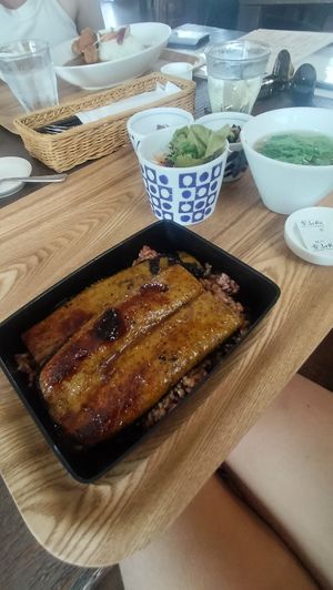 Vegan eel at Shojin Cafe Foi - Shintouri in Wakayama