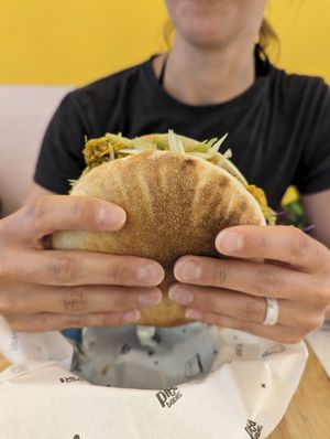 (Large) Vegan Lamb Pita at Pita Babes in Kerobokan Kelod