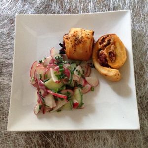 cheese bread appetizer  at Wondergood in Frankfurt