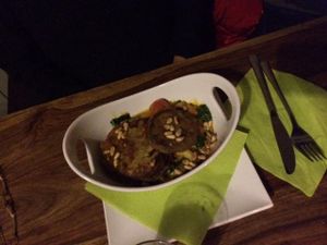 Main dish at Wondergood in Frankfurt