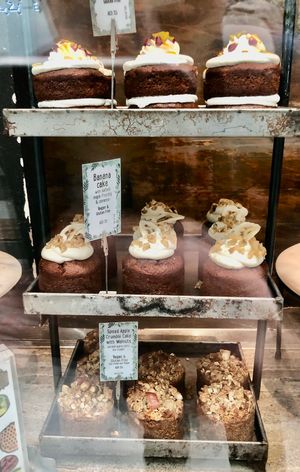 Individual cakes at The Lime Tree Cafe - Motor City  in Dubai