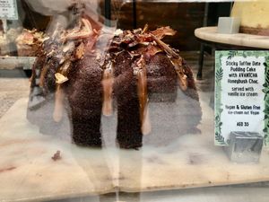Sticky toffee pudding cake at The Lime Tree Cafe - Motor City  in Dubai