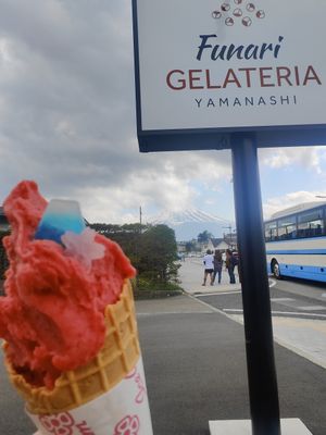  at Funari Gelateria in Yamanashi
