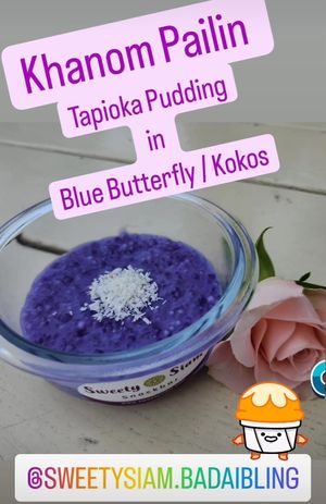 Khanom Pailn - Tapioce cake at Sweety Siam in Bad Aibling