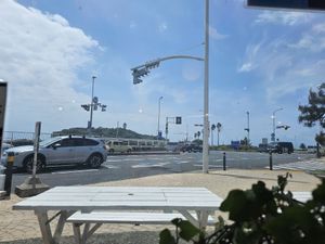 View from our table of Enoshima at Hanamizuki - 花みずき in Fujisawa